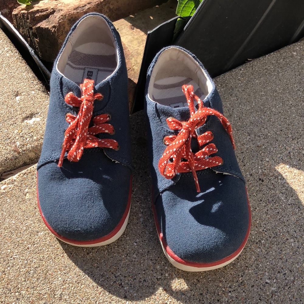 Bogs Blue Canvas Lace Up Shoes Size 13